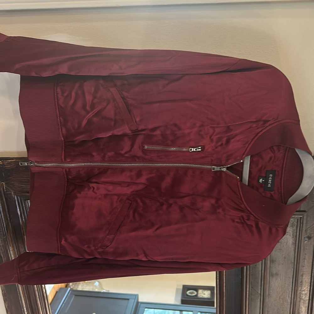 Evereve silk bomber jacket. Worn once
